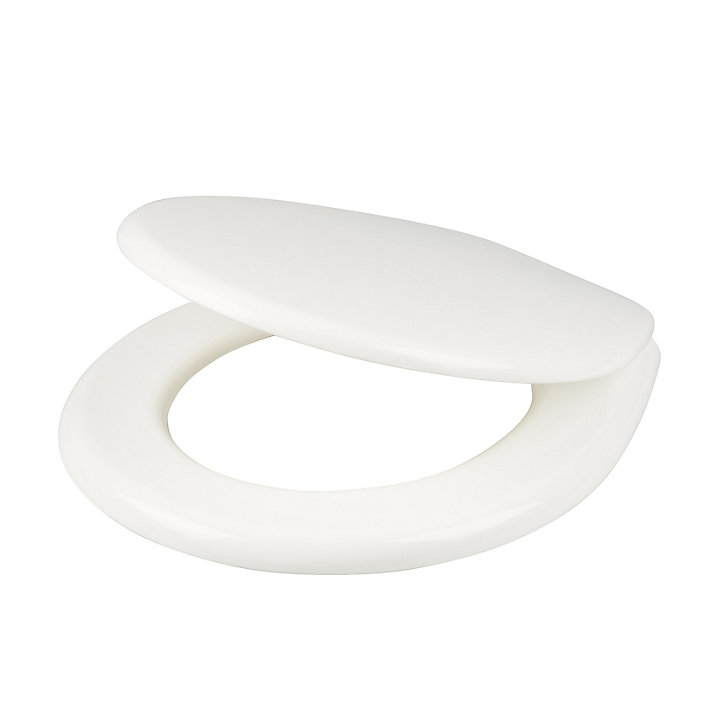 Abattant WC First en polypropylène coloris blanc
