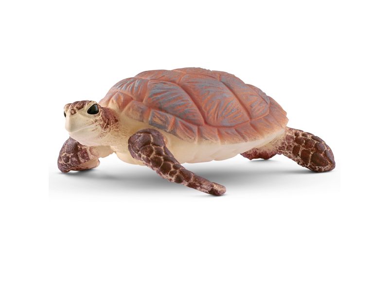 Schleich Spielzeugfigur Wild Life Karettschildkröte Spielzeug-Tierfigur