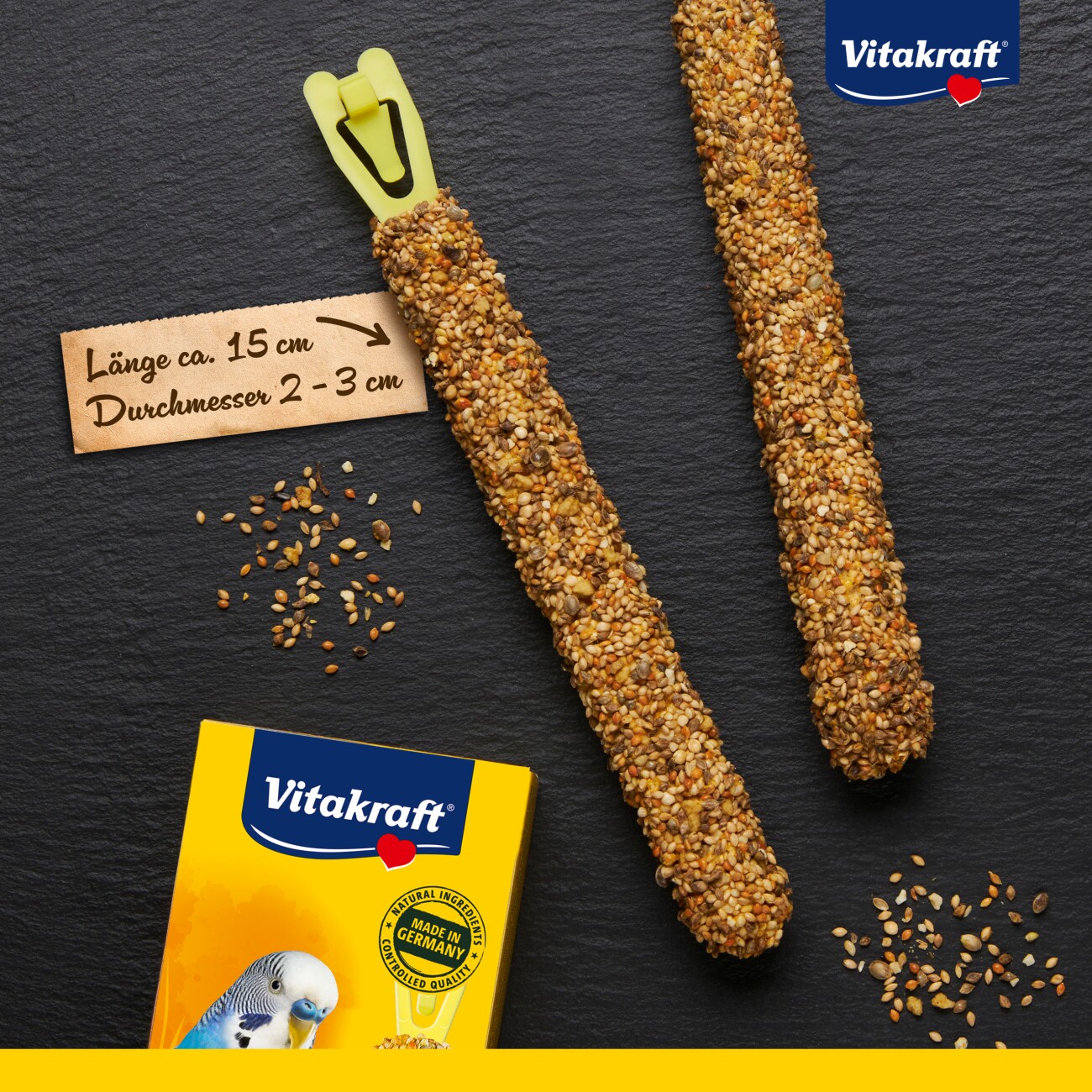Vitakraft Kräcker Wellensittich 4x2er Calci-Fit