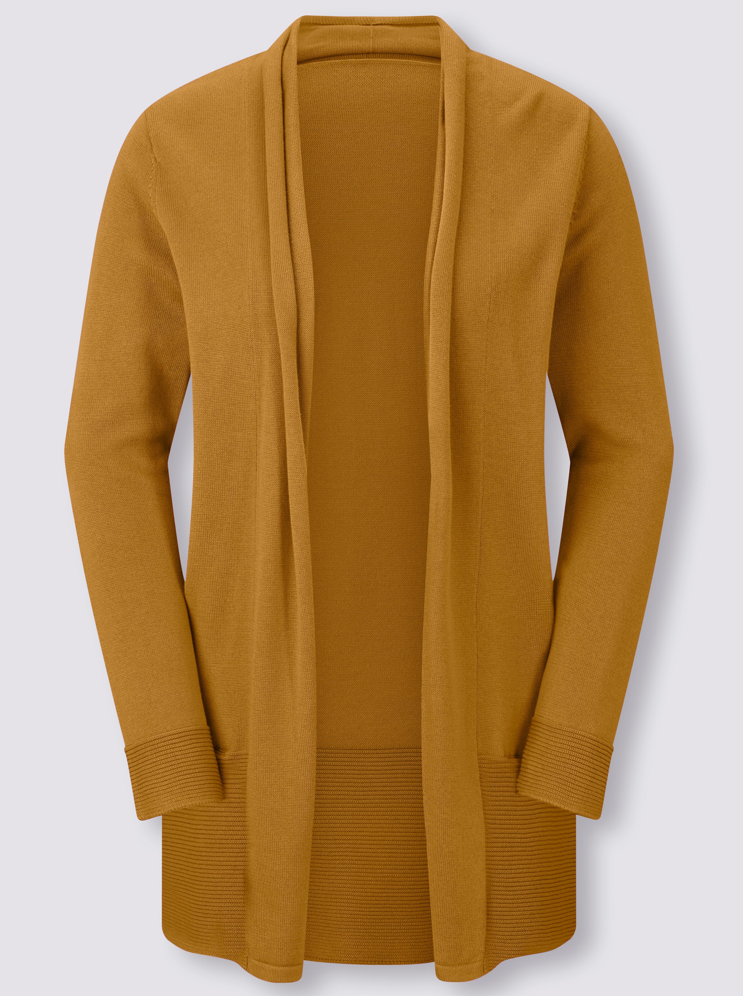 Longstrickjacke