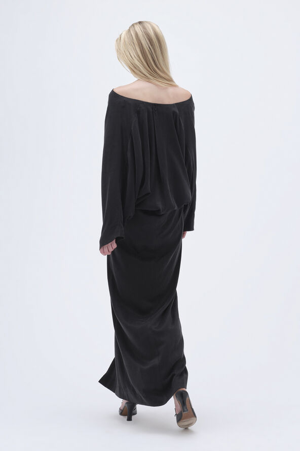 REMAIN Bat Sleeve Dress Black
