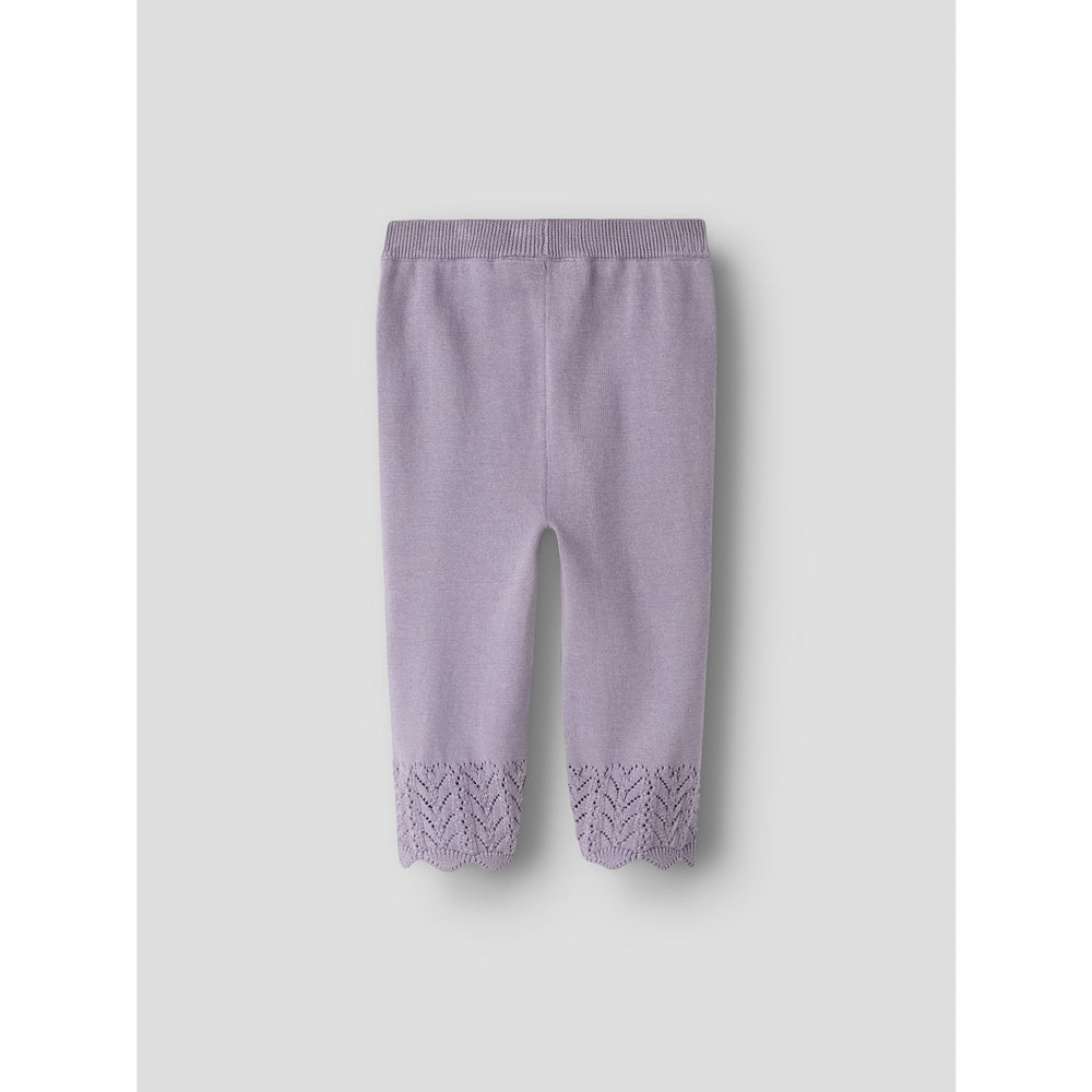 Køb Name It Lavender Gray Nbfbrit Strik Bukser
