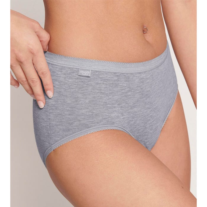 sloggi-3-pack slips basic plus midi effen - Sloggi