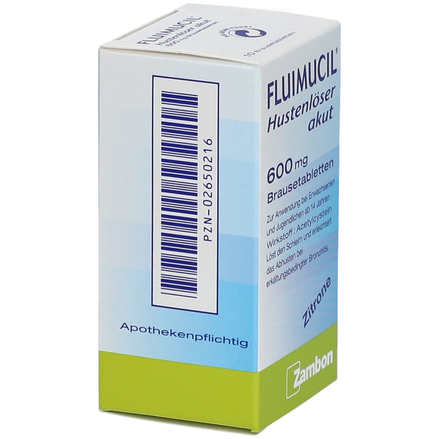 FLUIMUCIL® Hustenlöser akut 600 Brausetabletten