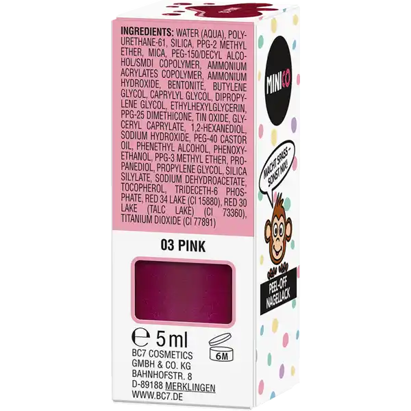 Peel-Off Nagellack 03 Pink