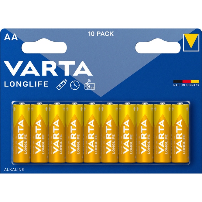 Varta Batterien - Longlife AA - 10er Pack