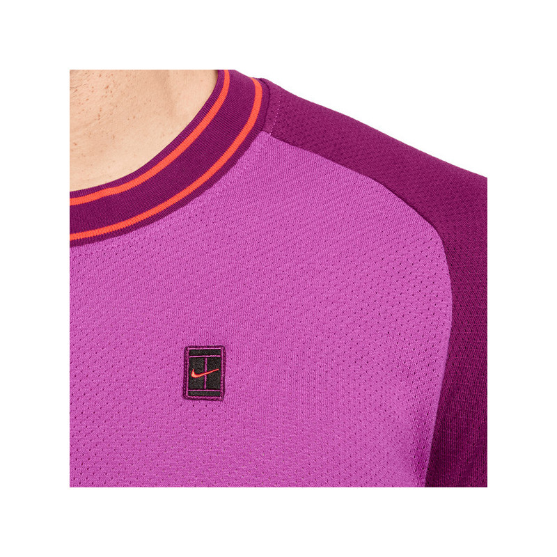 Tee-shirt de tennis Nike Heritage violet