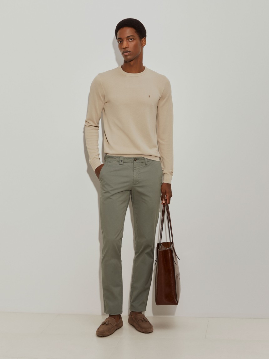 Calças chino slim fit
