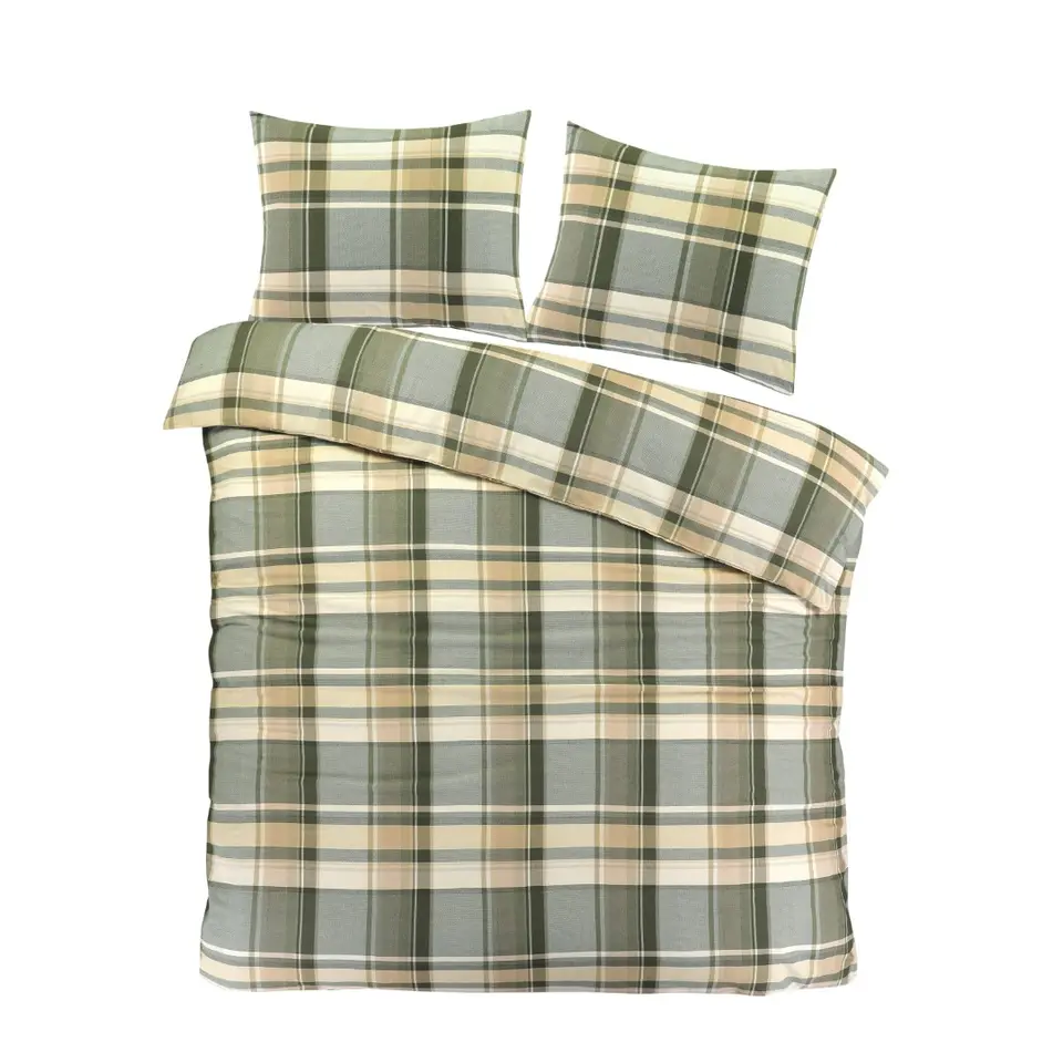 Day Dream Bram - Dekbedovertrek - Tweepersoons - 200 x 200/220 - Groen