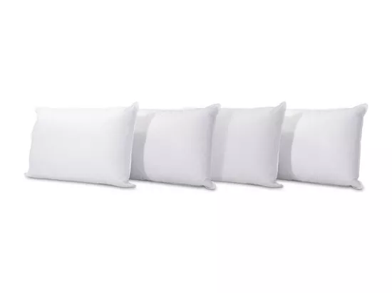 BELLECOUR LITERIE | Lot de 4 oreillers 50x70 cm ALASKA | Fibres creuses polyester