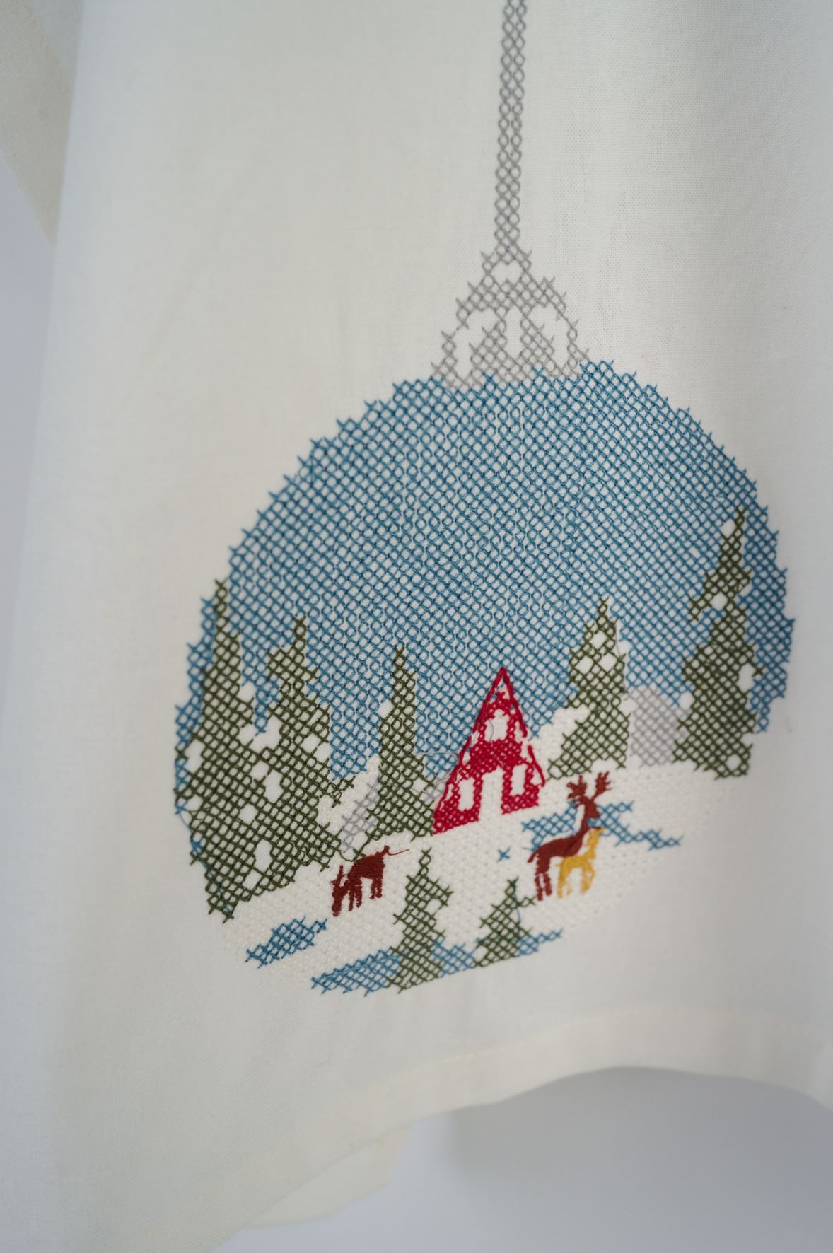 Kjøkkenhåndkle hvit - 54x70 cm