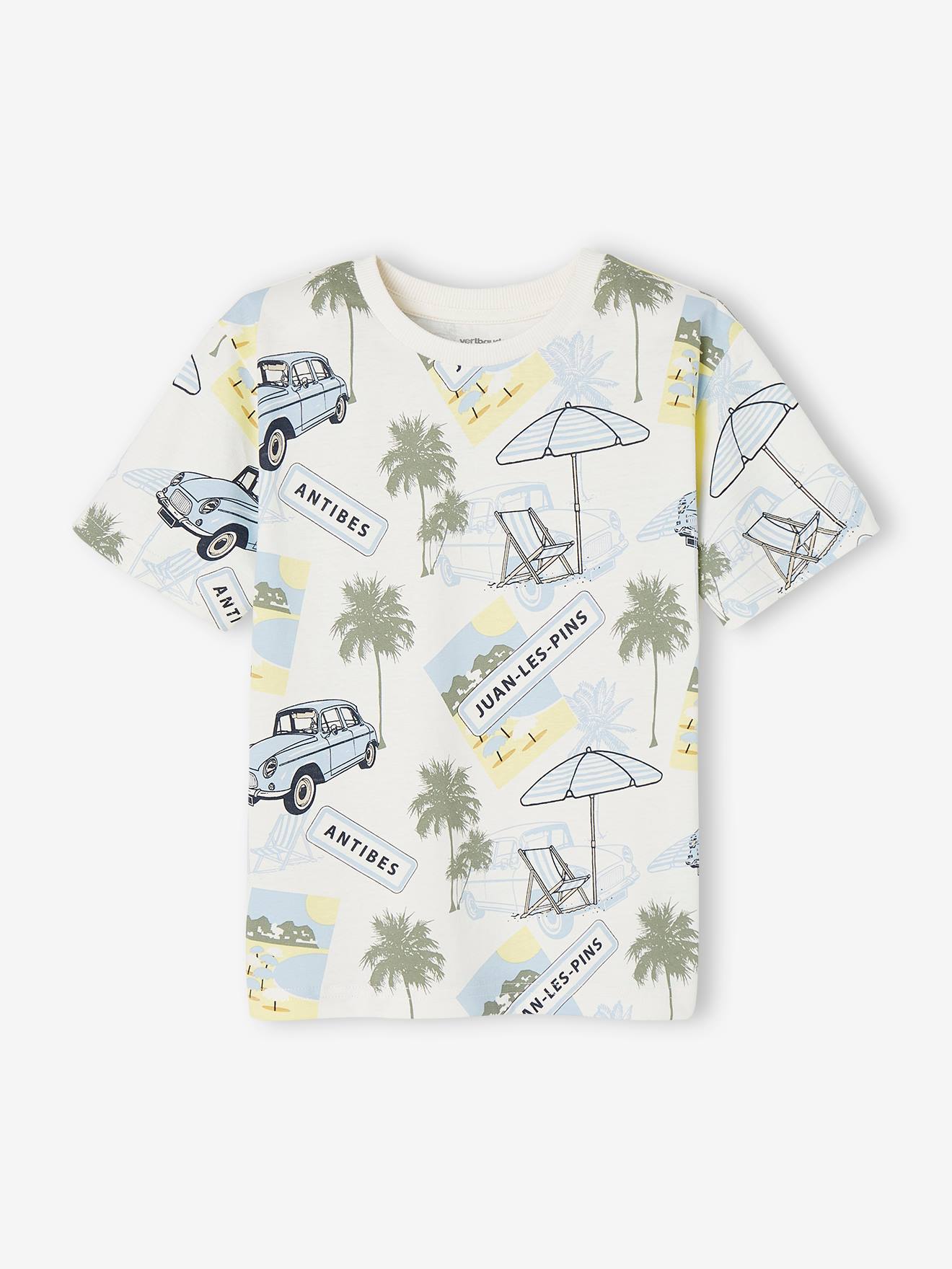 Camiseta branca estampada 