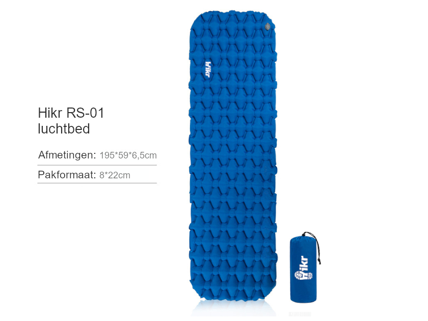 Hikr® 195 x 59 cm slaapmat