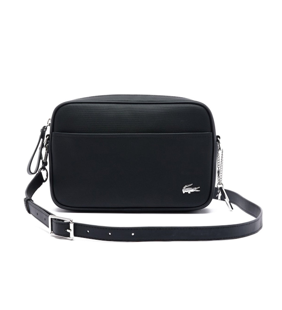 Bolsa de ombro preta Lacoste Daily Lifestyle