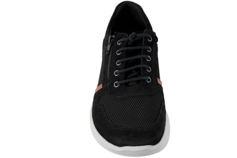 NEW FEET SKO I SORT TEKSTIL OG MESH