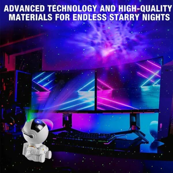 Galaxy Projector Nebula Effect - Star Projector med fjernkontroll