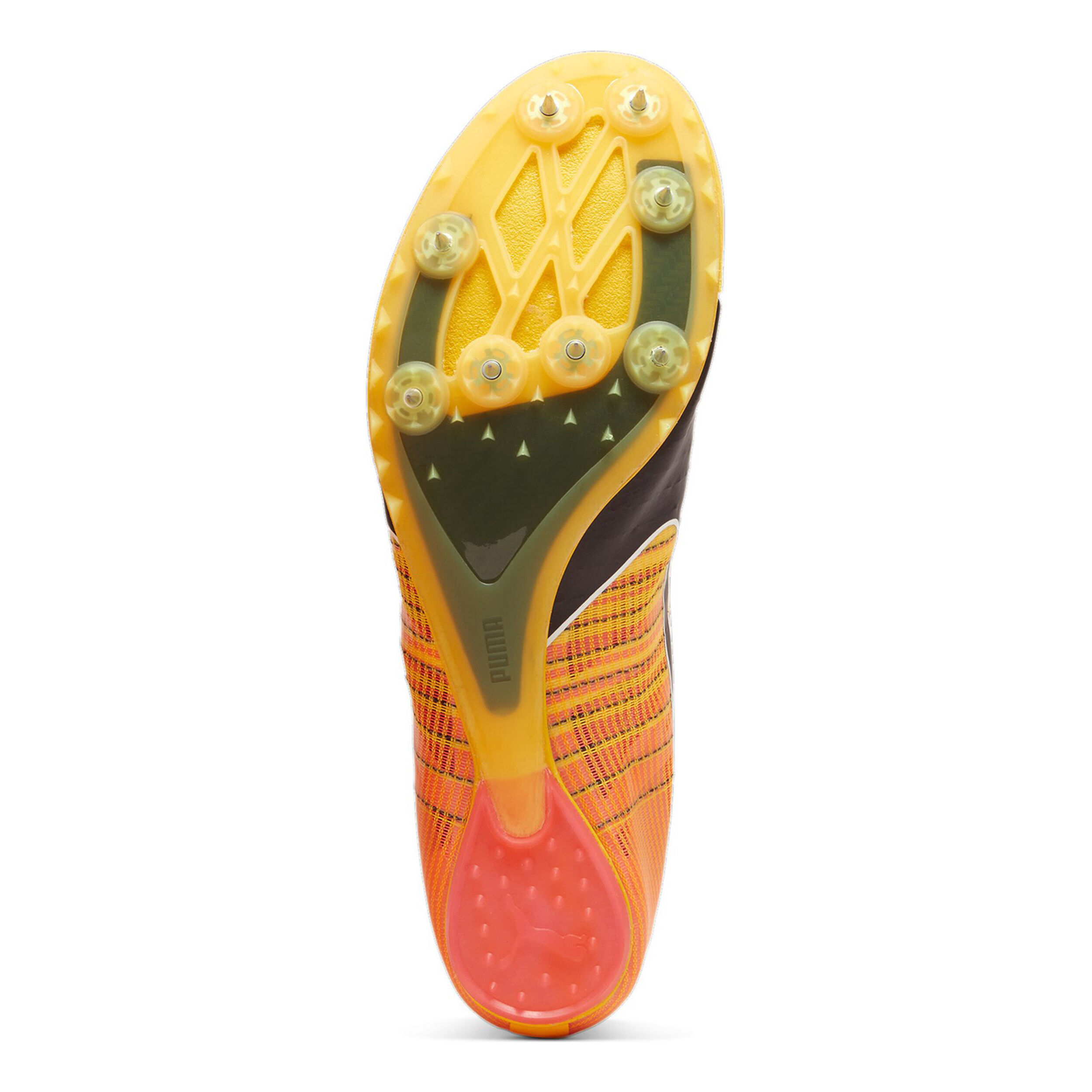 Puma EvoSPEED FUTURE 6 Spikes - Jaune , Orange