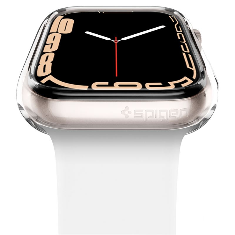 Apple Watch (45mm/44mm) Liquid Crystal Gummi Bumper Hülle (ACS04196) - Transparent