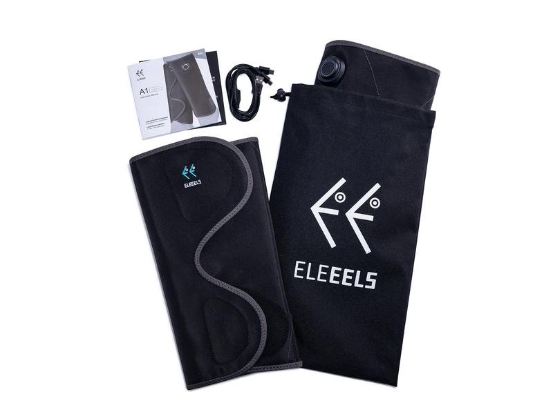 Eleeels Massagegerät A1 Kabelloses Luftkompressions-Beinmassagegerät