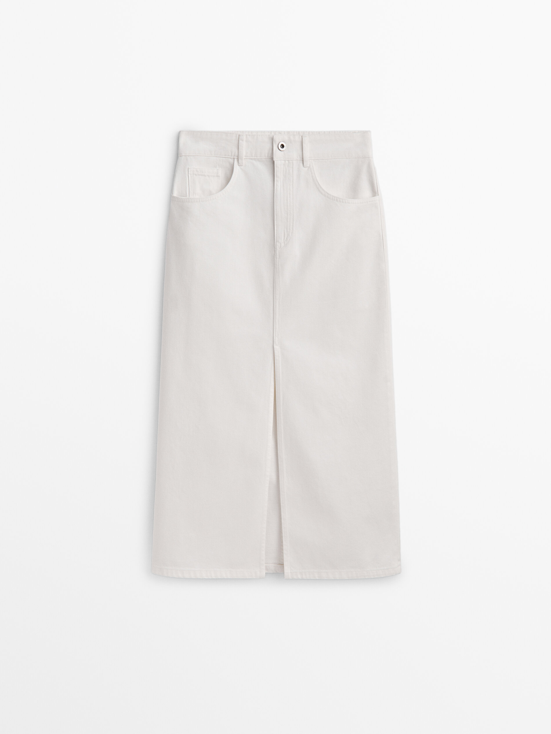 Saia jeans de cintura alta - RAW
