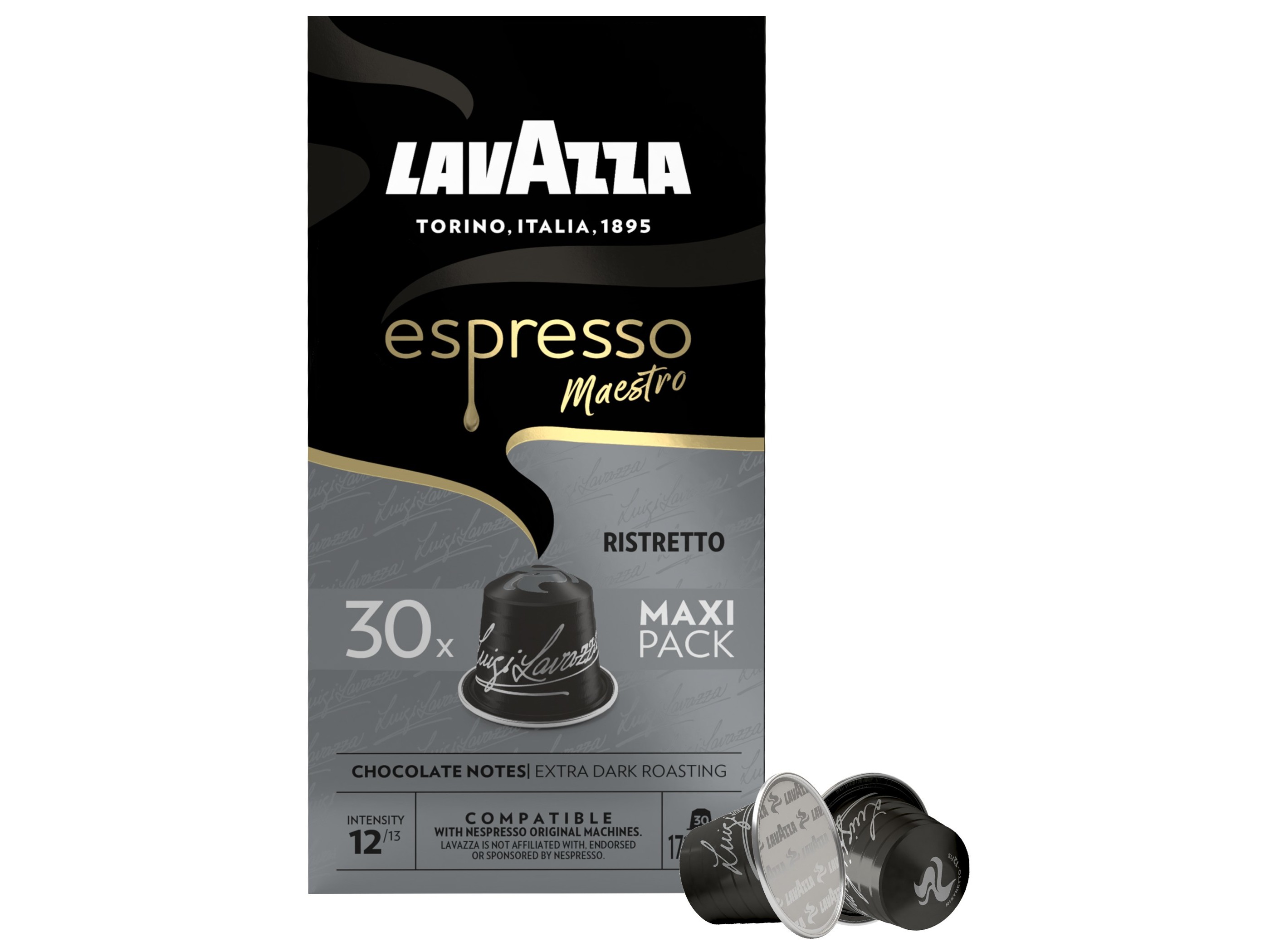 CAPSULAS MAESTRO RISTRETTO LAVAZZA INTENSO 12/13 30 CAPS