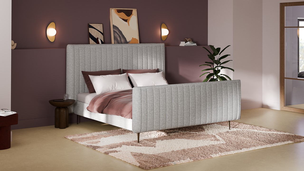 Bed Ruby - Linen touch light grey