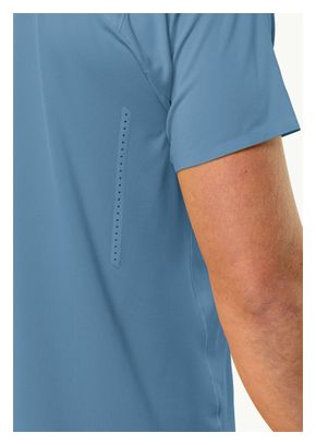 T Shirt Manches Courtes Jack Wolfskin Prelight Chill T Bleu