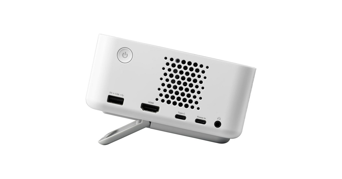 OptomaML1080 Ultra draagbare RGB triple laser DLP-projector  (Wit, 1200 ANSI lumen)