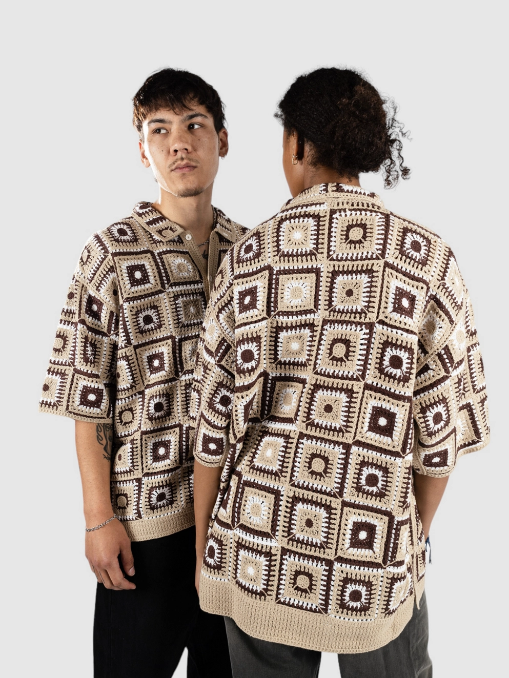 Woodbird Banks Gran Shirt raw white
