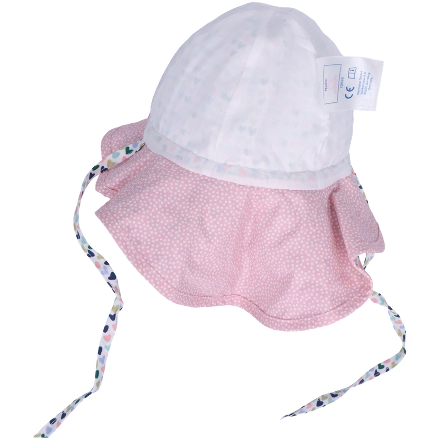 Sterntaler Sonnenhut Herzen weiss