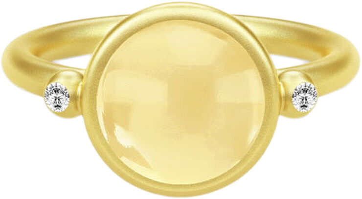 Julie Sandlau Prime Ring 52 - Gold/Sapphire Blue Saphire blue