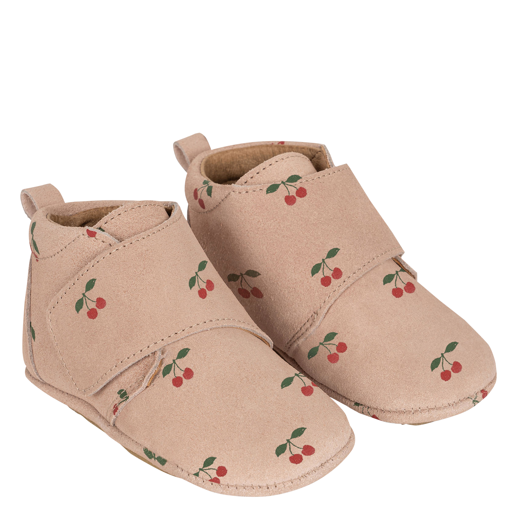 MAMOUR - Chaussons imprimés en cuir velours| Multicolore