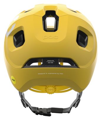 Casque Poc Axion Race Mips Aventurine Jaune Mat