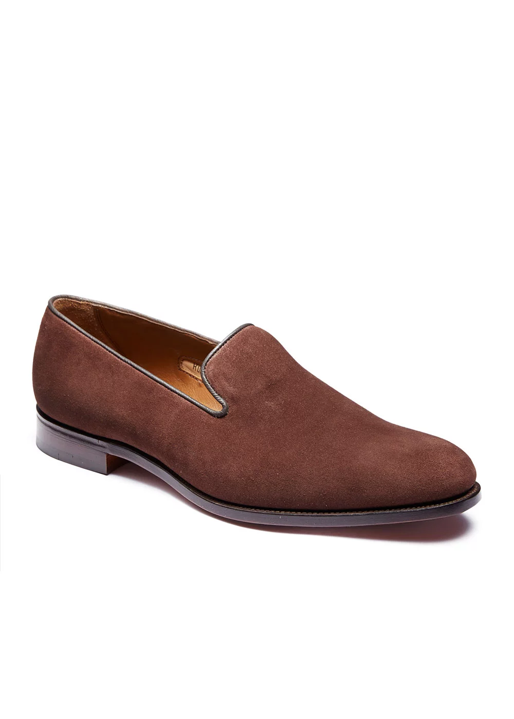 MOCASSIN HUGO VEAU VELOURS MARRON