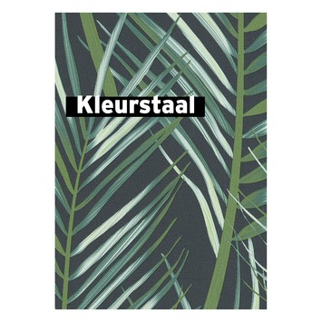 Behangstaal vliesbehang Palmen blauw 100558