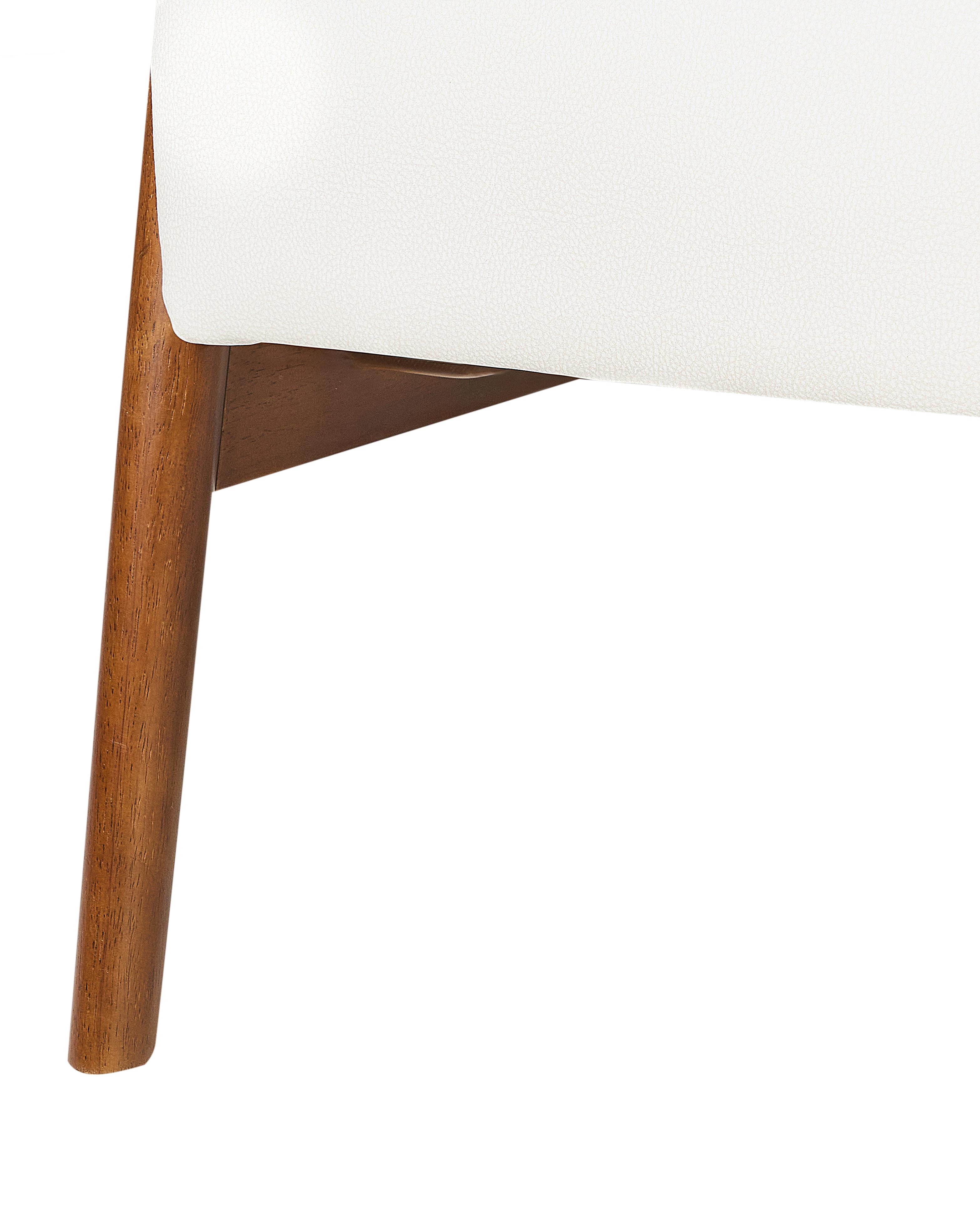 Fauteuil SKARA Kunstleer Gebroken wit