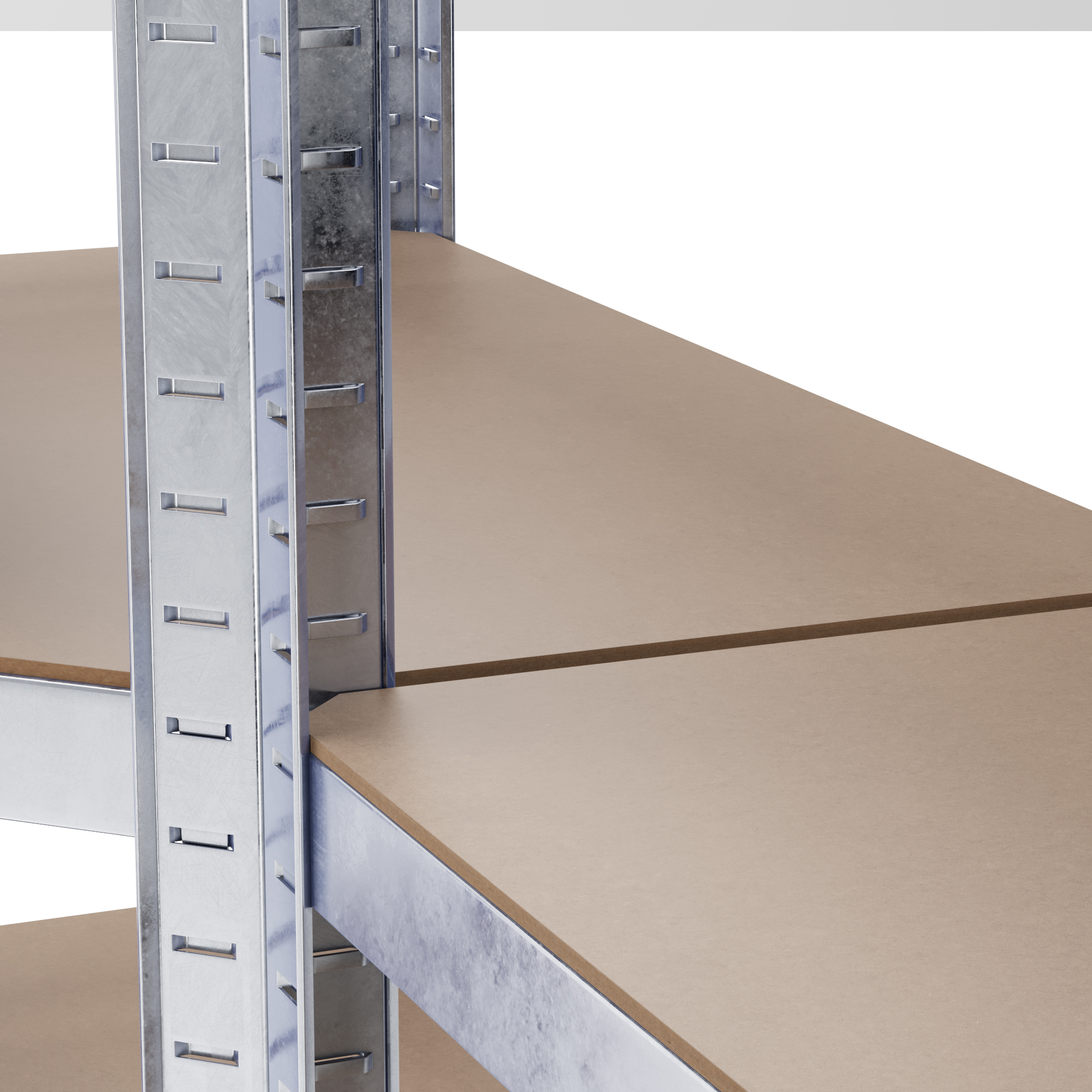 Steckregal Eckregal 3-teilig 180 cm