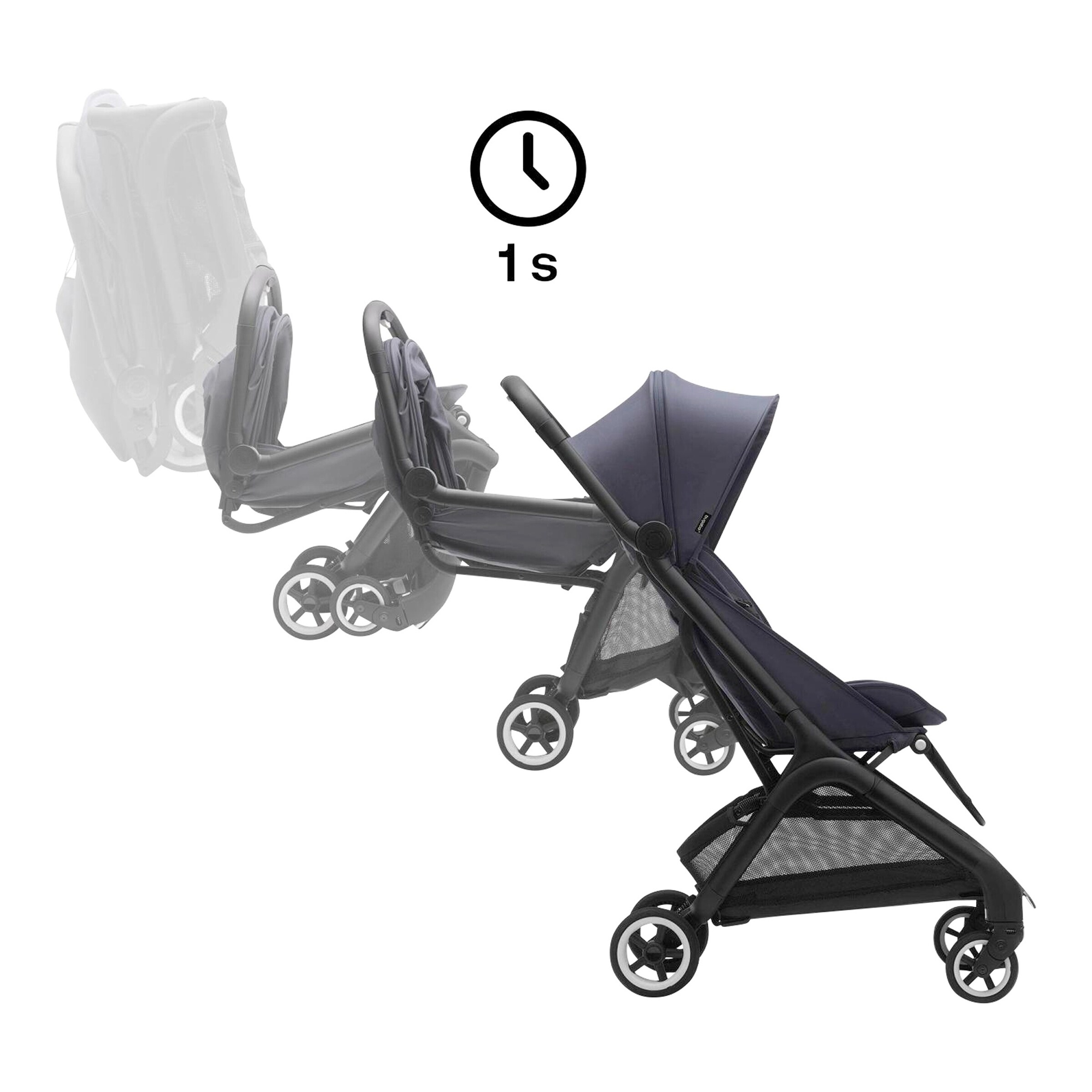 Bugaboo Buggy Butterfly black / stormy blue