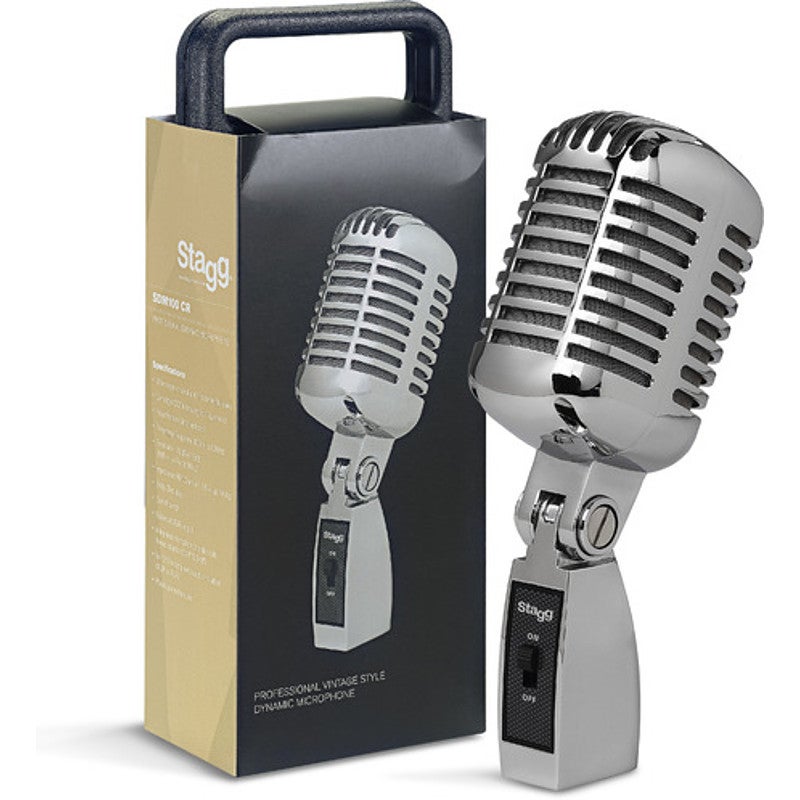 Stagg SDM100 CR dynamische zangmicrofoon