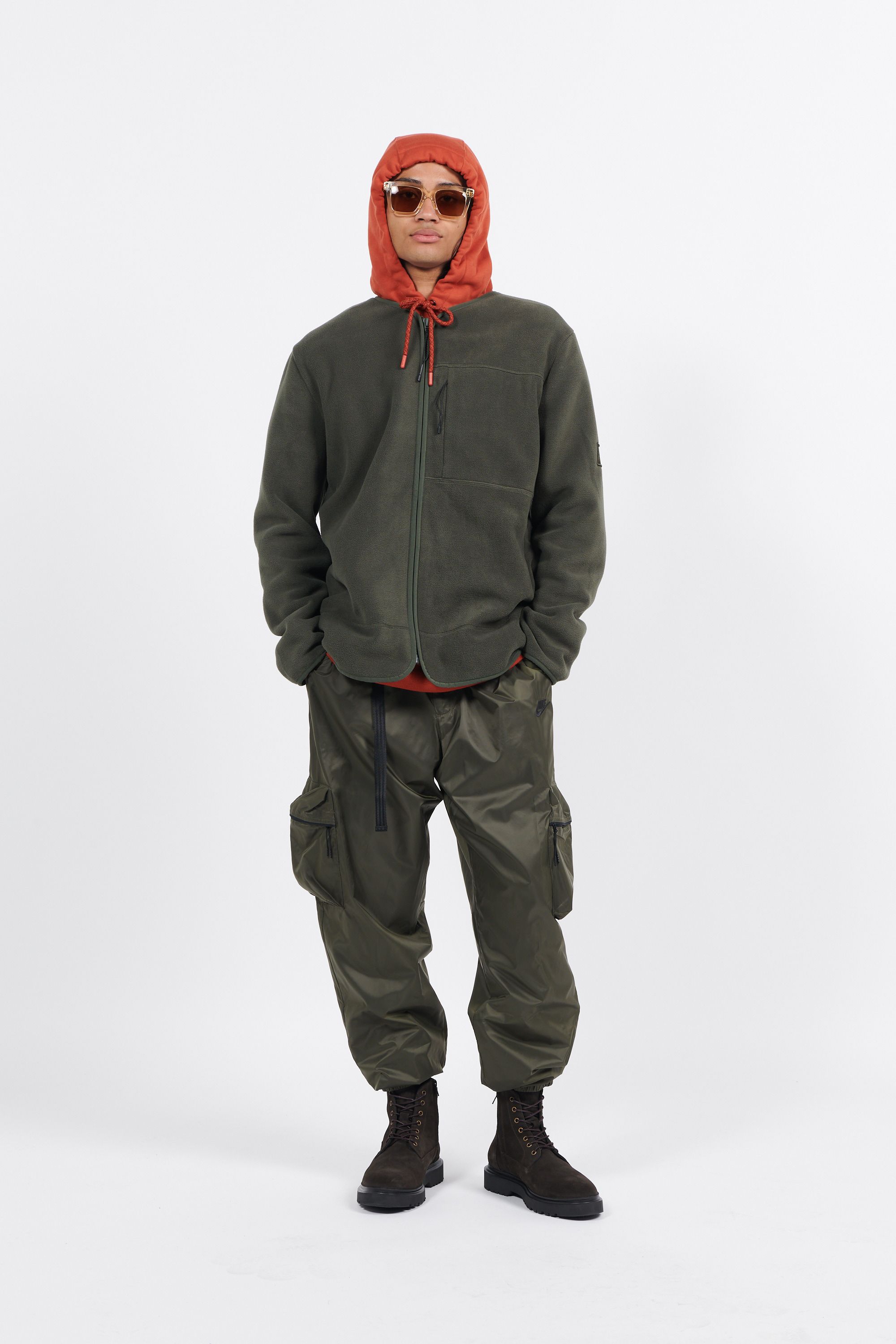 NIKE Pantalon TCH WVN LND Vert