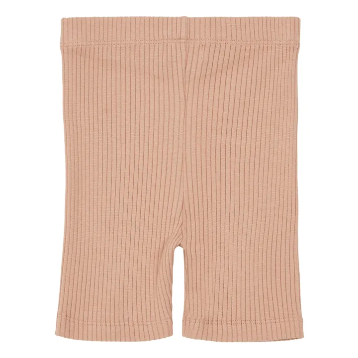 The Simple Folk Short Cycliste Coton Bio Côtelé | Beige