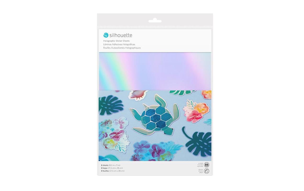 Stickerpapier Holo MehrfarbigKlebendes bedruckbares Papier