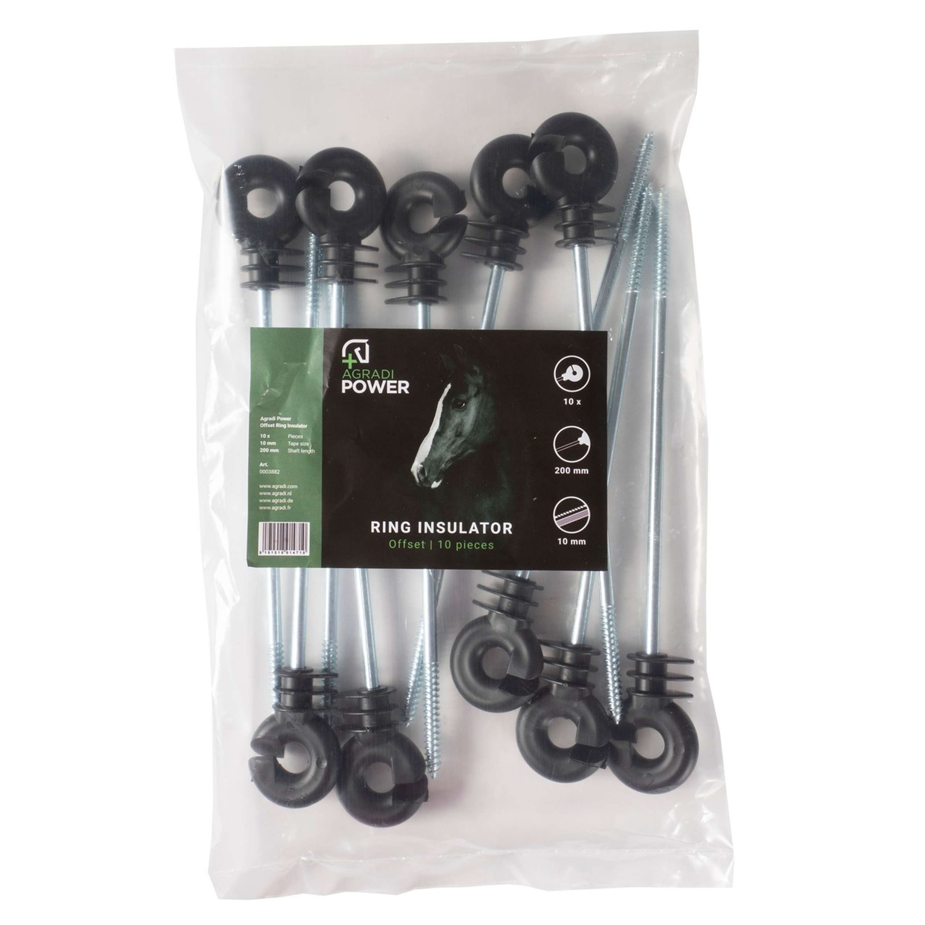 Agradi Power Afstands- Ringisolator 10 Stuks