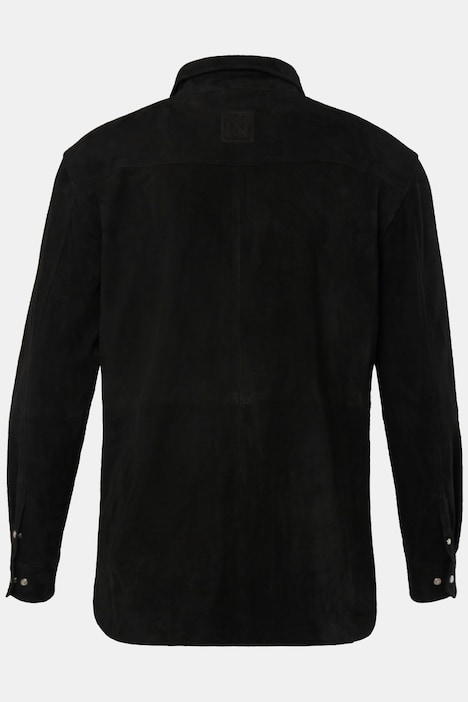 JP 1880 Lederhemd, Langarm, Cowboy-Style, Kentkragen, Modern Fit, bis 7 XL