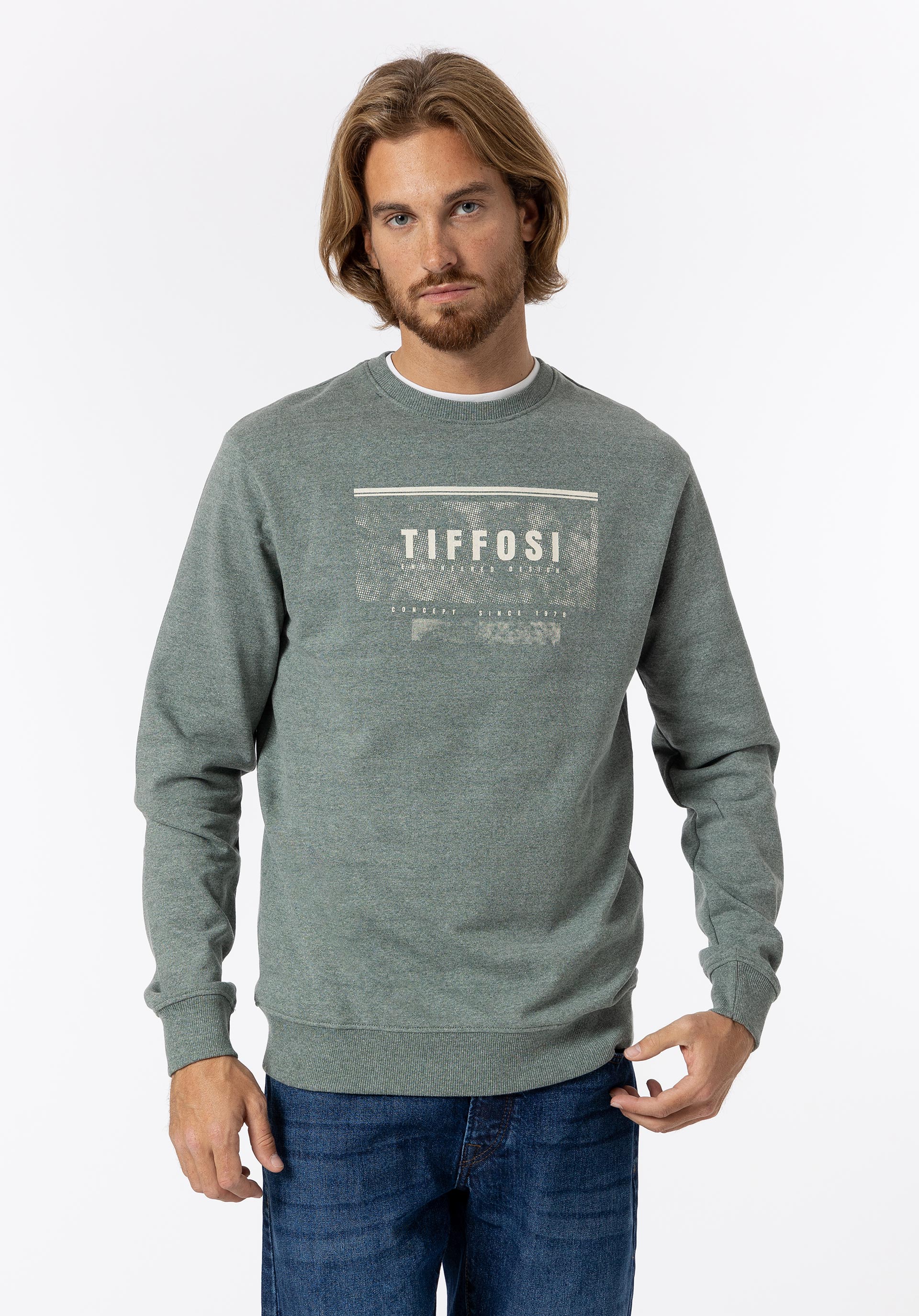 Sweatshirt com Estampado Frontal
