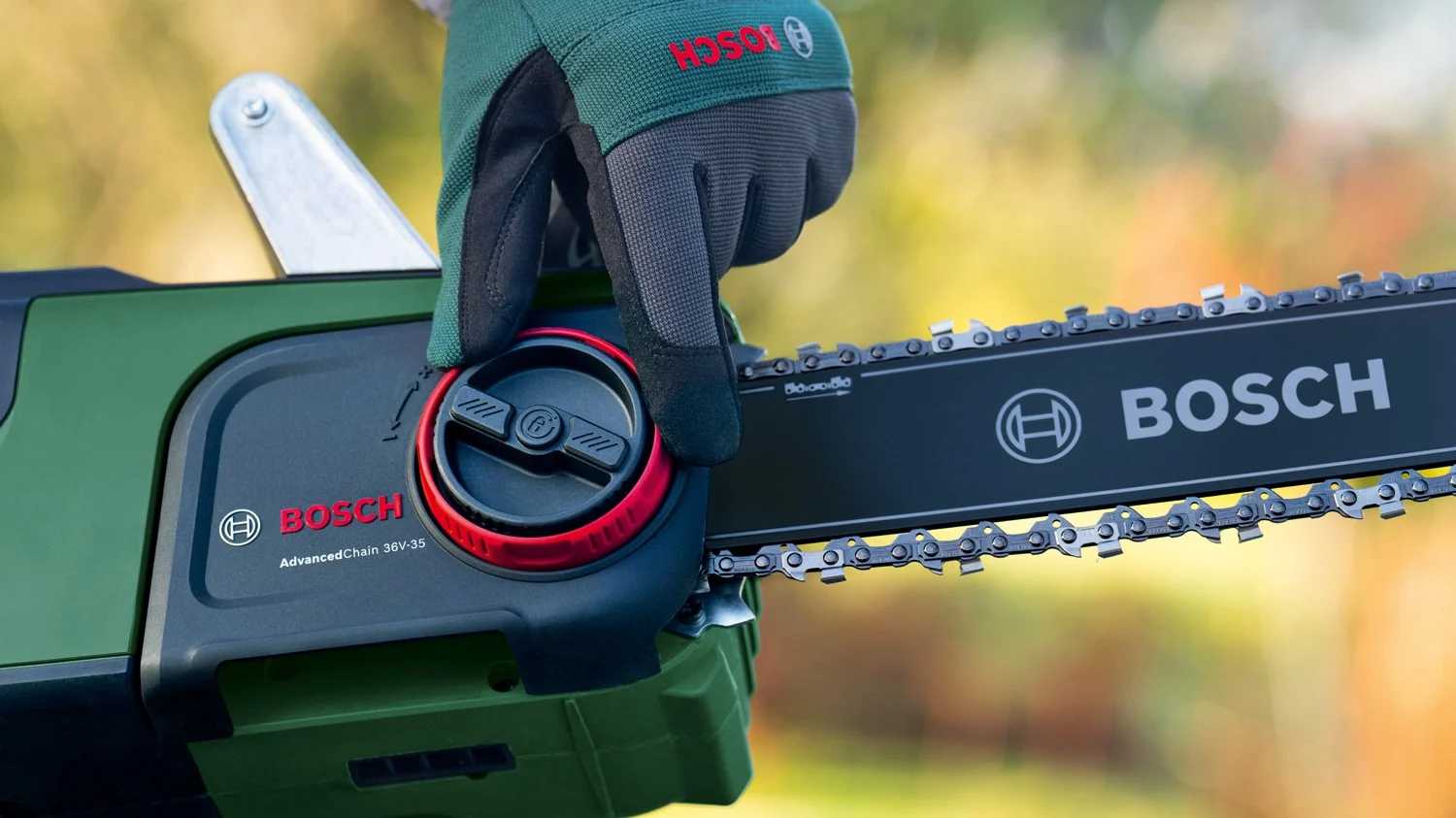 Bosch - Batteryidrevet Kædesav ​​36V2.0AH ( Batteri & Lader Medfølger )