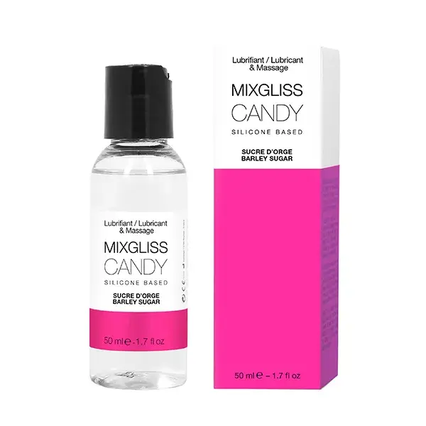 Mixgliss 2 em 1 Lubrificante e Massageador Silicone Candy 50ml