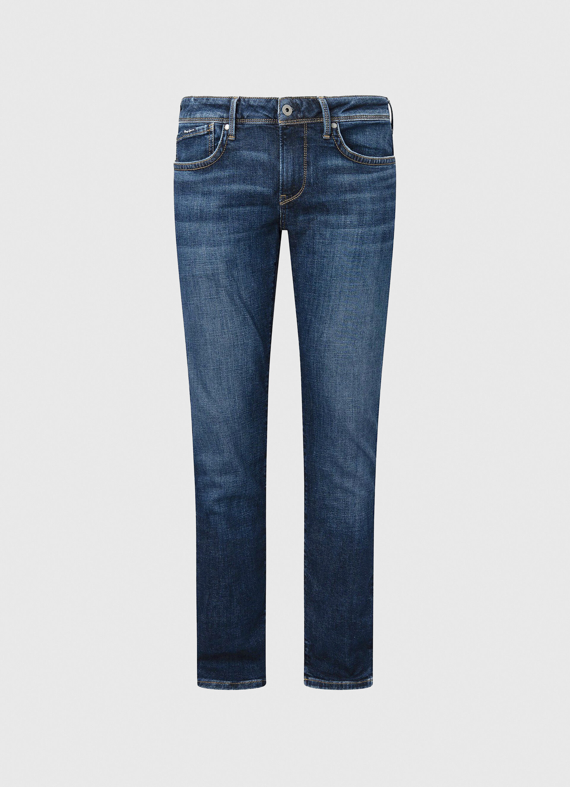 Calça jeans Hatch Fit Slim com cintura baixa - jeans