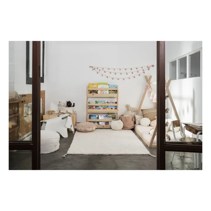 Lorena Canals Tapis réversible Gelato  | Rose pâle