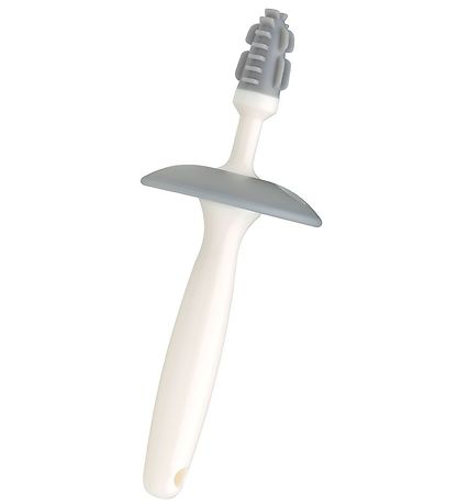 Mininor Zahnbürsten Set -Set - 3- Teile - Weiß/Grau